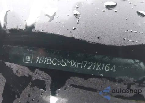 2017 Chevrolet Cruze Ls Auto z USA, uszkodzony, nr VIN 1G1BC5SMXH7218164